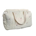 Kassy Pop Baby Diaper Storage Maternity Bag Cotton Handbag Bagpack for New Mom with Bottle Pocket - Beige