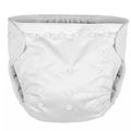 Kassy Pop 3 in 1 Reusable Cloth Diaper for with 3-Layer Microfiber Insert, (0-36 Months) - White