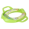 Kassy Pop Baby Potty Training Seat Cover with Cushions and Handle - Green Printed