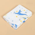 KASSY POP New Born Wrapping Cloth - Pack of 3 | Ultra Soft Baby cum Wash towel | 6 Layer Cotton | Reusable Towel for Baby | 83cm X 83cm - Multi Prints