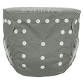 Kassy Pop 3 in 1 Reusable Cloth Diaper for with 3-Layer Microfiber Insert, (0-36 Months) - Grey