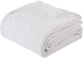 Kassy Pop Bubble Fleece Multipurpose Receiving Blanket Wrapping Sheet - White