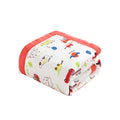 Kassy Pop Printed 6 Layer Bamboo Muslin Blanket Cum Swaddling Towel, (110cm x 110cm) - Car Print