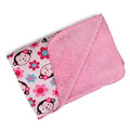 Kassy Pop Baby Baby Plush Microfiber Fleece Blankets for 0-2 Years, 30 x 40 inches - Monkey Print