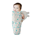 KASSY POP Baby Cotton Swaddle Adjustable Infant Wrap 23 X 23 Inches Baby Swaddle Blanket - Fish Print