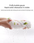 Kassy Pop 100% Bamboo Cotton Baby Swaddle Wrap Cum Receiving Blanket, 110x110 cm - Teddy Moon