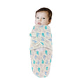 KASSY POP Baby Cotton Swaddle Adjustable Infant Wrap 23 X 23 Inches Baby Swaddle Blanket - Fish Print