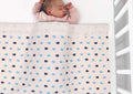 KASSY POP Baby Cotton Flannel Wrapping Sheets Blankets Swaddles (0-1.5 Years), Pack of 4 - Ball and Anchor Print