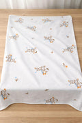 KASSY POP New Born Wrapping Cloth - Pack of 3 | Ultra Soft Baby cum Wash towel | 6 Layer Cotton | Reusable Towel for Baby | 83cm X 83cm - Multi Prints