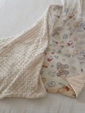 KASSY POP Baby's Cotton Wrapping Receiving Blanket for New Born (0-1.5 Years) - Teddy Print