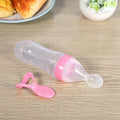 Kassy Pop Silicone Squeeze Baby Feeding Spoon Training Feeder, 90 ml - Pink