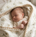 Kassy Pop Quilts Crib Blanket Baby Wrap Receiving Wrap Infant Cover Bedding Breathable Swaddles Infant Bedding Crib , 100x100 cm - Cream