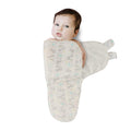 KASSY POP Baby Cotton Swaddle Adjustable Infant Wrap 23 X 23 Inches Baby Swaddle Blanket - Giraffe Print