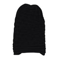 Kassy Pop Men's and Women's Knitted Wool Beanie Cap, Free Size - Black