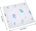 KASSY POP Kids Muslin Cotton Bath Towel, Blanket, Swaddle,105 X 105 cm - Blue Whale