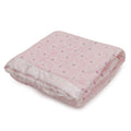 Kassy Pop Double Layer Minky Multipurpose Receiving Blanket Wrapping Sheet - Flower Print