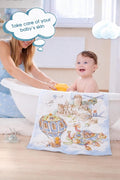 Kassy Pop 100% Bamboo Cotton Baby Swaddle Wrap Cum Receiving Blanket, 110x110 cm - Jungle Print 3