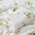 Kassy Pop 100% Bamboo Cotton Baby Swaddle Wrap Cum Receiving Blanket, 110x110 cm - Rabbit Print