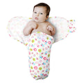 KASSY POP Baby Cotton Swaddle Adjustable Infant Wrap 23 X 23 Inches Baby Swaddle Blanket - Pink Animal