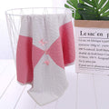 Kassy Pop Plush Soft Two-tone Embossed Receiving Blanket - Pink and White