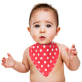 KASSY POP Baby Absorbing Bandana Drool Bibs (Adjustable Size), 1pc - Polka Print
