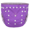 Kassy Pop 3 in 1 Reusable Cloth Diaper for with 3-Layer Microfiber Insert, (0-36 Months) - Purple