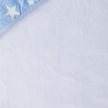 Kassy Pop Double Layer Minky Multipurpose Receiving Blanket Wrapping Sheet - Blue Star