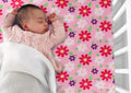 Kassy Pop Baby Baby Plush Microfiber Fleece Blankets for 0-2 Years, 30 x 40 inches - Flower Print