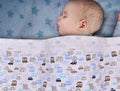 KASSY POP Baby Cotton Flannel Wrapping Sheets Blankets Swaddles (0-1.5 Years), Pack of 4 - Car and Star Print