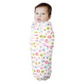 KASSY POP Baby Cotton Swaddle Adjustable Infant Wrap 23 X 23 Inches Baby Swaddle Blanket - Pink Animal