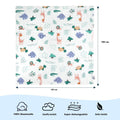 KASSY POP Kids Muslin Cotton Bath Towel, Blanket, Swaddle,105 X 105 cm - Pink Print