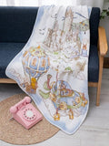 Kassy Pop 100% Bamboo Cotton Baby Swaddle Wrap Cum Receiving Blanket, 110x110 cm - Jungle Print 3