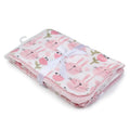 Kassy Pop Baby Baby Plush Microfiber Fleece Blankets for 0-2 Years, 30 x 40 inches - Tulip Print