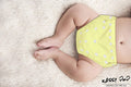 Kassy Pop 3 in 1 Reusable Cloth Diaper for with 3-Layer Microfiber Insert, (0-36 Months) - Yellow