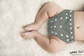 Kassy Pop 3 in 1 Reusable Cloth Diaper for with 3-Layer Microfiber Insert, (0-36 Months) - Grey