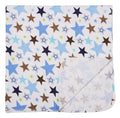 KASSY POP Baby Cotton Flannel Wrapping Sheets Blankets Swaddles (0-1.5 Years), Pack of 4 - Car and Star Print