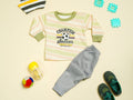 KASSY POP Soccer Champion Baby T-shirt and Pajamas Set for Kids - Green