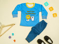 KASSY POP Better Together Baby T-shirt and Pajamas Set for Kids - Blue