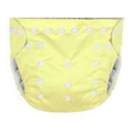 Kassy Pop 3 in 1 Reusable Cloth Diaper for with 3-Layer Microfiber Insert, (0-36 Months) - Yellow