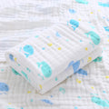 KASSY POP Kids Muslin Cotton Bath Towel, Blanket, Swaddle,105 X 105 cm - Blue Whale