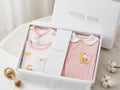 KASSY POP Newborn Baby Cotton 21pcs Clothing Set with Gift Box Pack - Pink