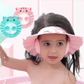 Kassy Pop Adjustable Shower Cap Bath Hat for Baby - Pink