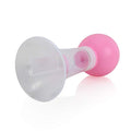 Kassy Pop Silicone Manual Baby Breastfeeding Pump - Pink