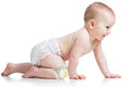 Kassy Pop Baby Cotton Crawling Anti-Slip Knee Pads - Yellow