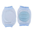 Kassy Pop Baby Cotton Crawling Anti-Slip Knee Pads - Blue