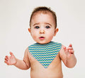 KASSY POP Baby Absorbing Bandana Drool Bibs (Adjustable Size), 1pc - Zig Zag Print