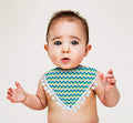 KASSY POP Baby Absorbing Bandana Drool Bibs (Adjustable Size), Set of 2 - Tassel Print