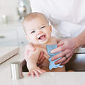 Kassy Pop Muslin Baby Face Towel, Square Wipes, 10x10-inches, 0-18 Months (Blue) - Pack of 5