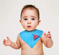 KASSY POP Baby Absorbing Bandana Drool Bibs (Adjustable Size), Set of 2 - Boat and Fish Print