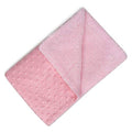 Kassy Pop Bubble Fleece Multipurpose Receiving Blanket Wrapping Sheet - Pink